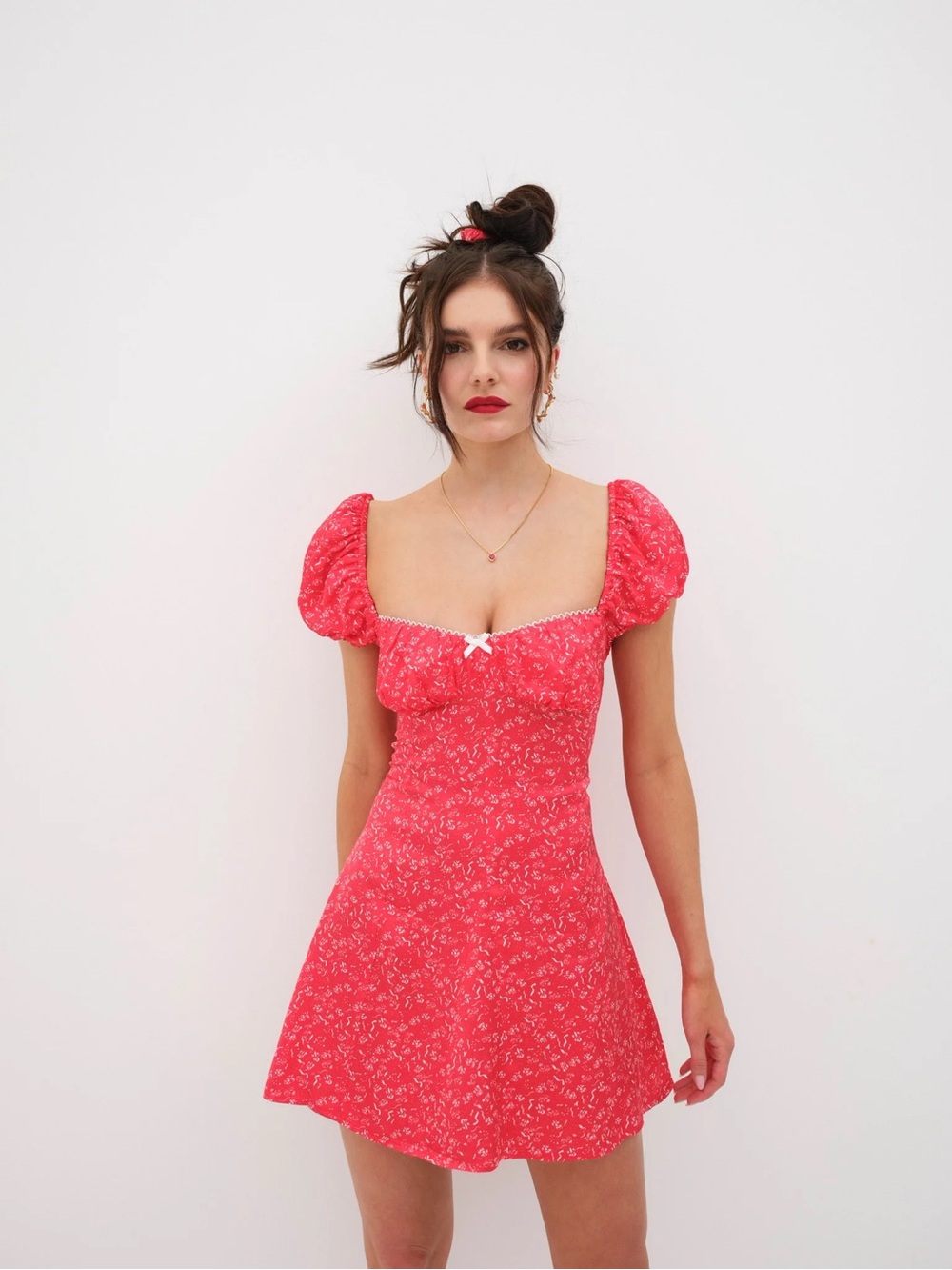 For-love-lemons Women's Red Dress